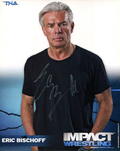 Eric Bischoff Official TNA Promo Signed Photo B COA