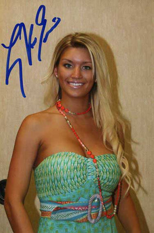 Lacey Von Erich Pose 1 Signed (4x6 Size) Candid Photo