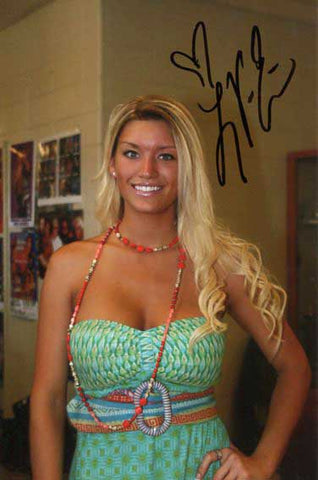 Lacey Von Erich Pose 2 Signed (4x6 Size) Candid Photo
