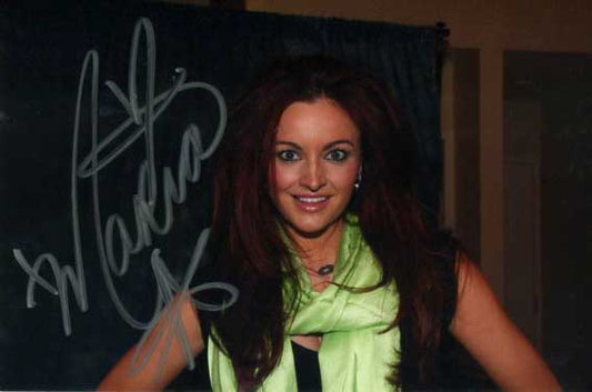 Maria Pose 1 Signed Candid (4x6 Size) Photo COA