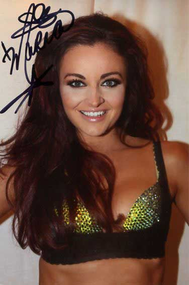 Maria Pose 4 Signed Candid (4x6 Size) Photo COA