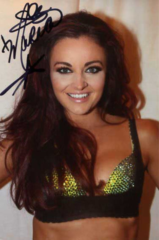 Maria Pose 4 Signed Candid (4x6 Size) Photo COA