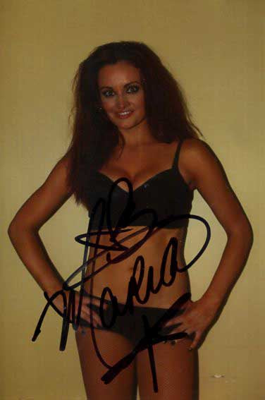 Maria Pose 5 Signed Candid (4x6 Size) Photo COA