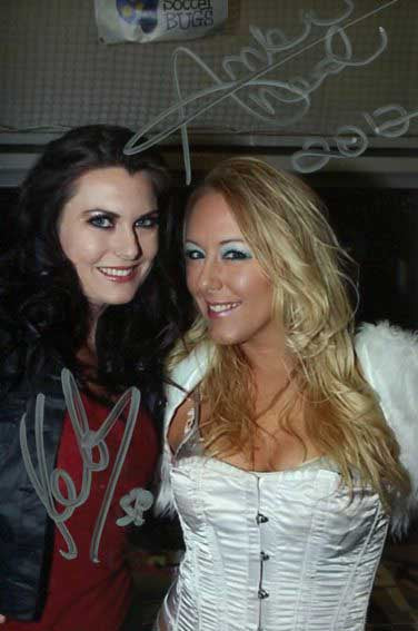Katarina Winter & Amber O'neal Signed Candid (4x6 Size) Photo COA