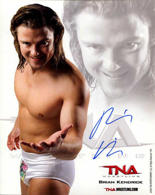 Brian Kendrick Signed Official TNA Promo (Comes w/COA)