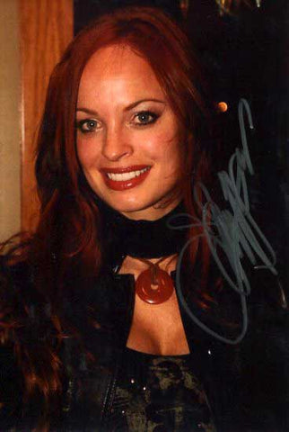Christy Hemme Pose 2 Signed Candid (4x6 Size) Photo COA