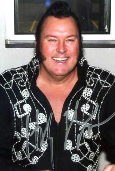 Honky Tonk Man Signed Candid (4x6 Size) Photo COA