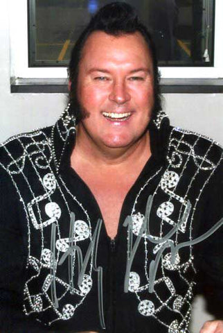 Honky Tonk Man Signed Candid (4x6 Size) Photo COA