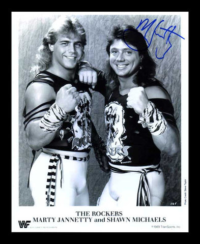 Marty Jannetty Pose 6 Signed Photo COA