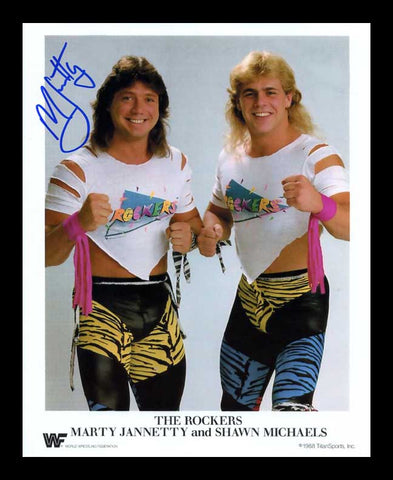 Marty Jannetty (The Rockers) Signed 8x10 Color Photo (Comes w/COA)