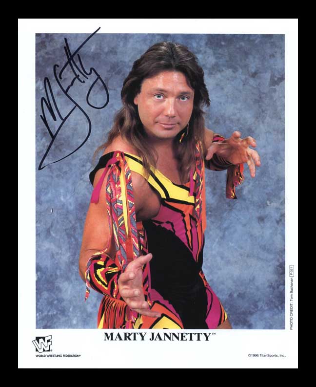 Marty Jannetty Pose 1 Signed Photo COA