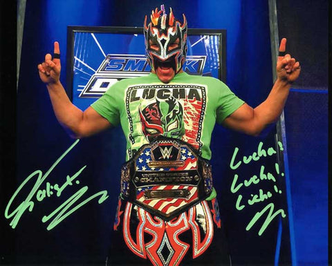 Kalisto (Samuray del Sol) Inscribed Pose 3 Signed Photo COA