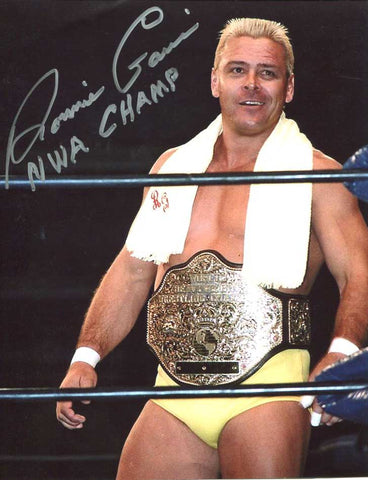 Ronnie Garvin Inscribed Signed Photo (IMPERFECT - SALE)