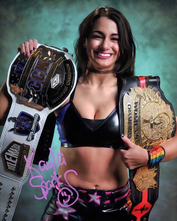 Kayla Sparks Pose 2 Signed Photo COA