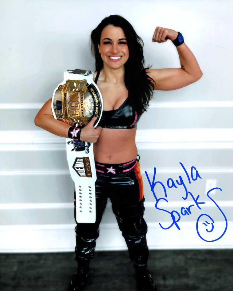 Kayla Sparks Pose 3 Signed Photo COA