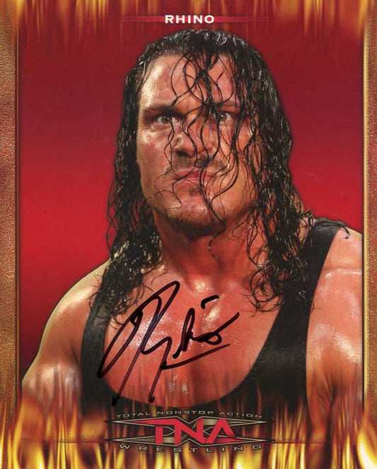 Rhino Official TNA Promo Pose 1 Signed Photo COA