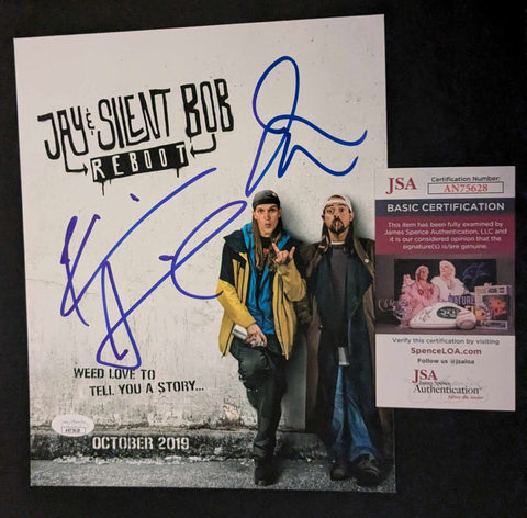 Kevin Smith & Jason Mewes Signed (Jay Silent Bob) Signed Photo B JSA COA