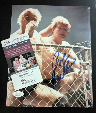 Bob Backlund Pose 3 Signed Photo JSA COA