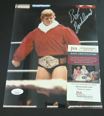 Bob Backlund Pose 4 Signed Photo JSA COA