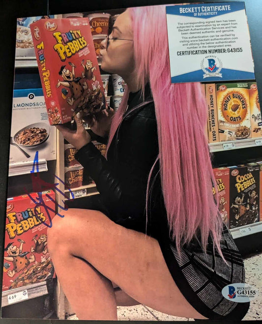 Liv Morgan Signed 8x10 Photo Beckett BAS COA