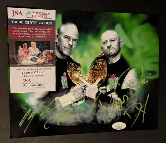 New Age Outlaws Signed Photo A JSA COA