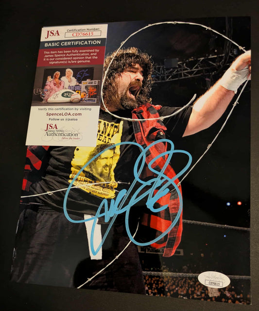 Mick Foley Signed Photo A JSA COA