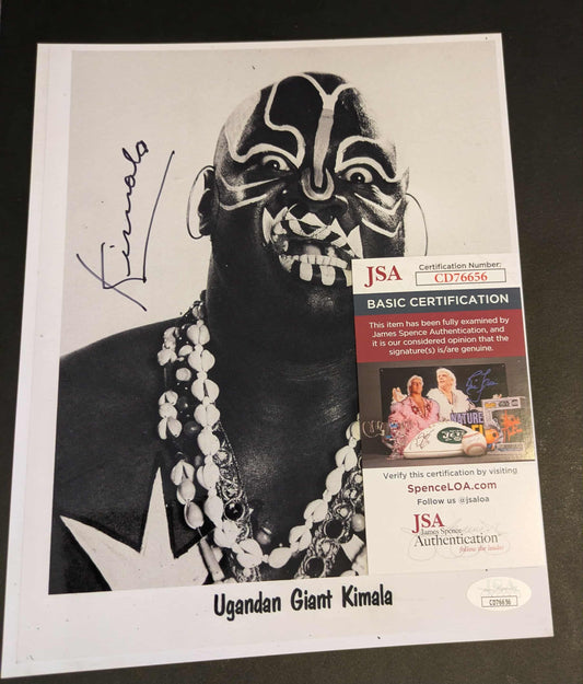 Kimala (Rarely Seen) Kamala Signed Photo F JSA COA