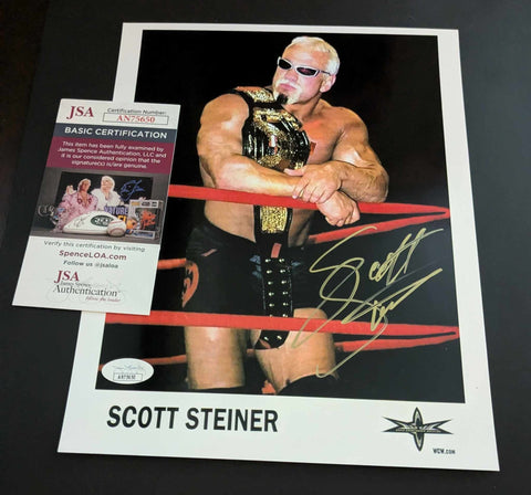 Scott Steiner Signed Photo Pose 3 JSA COA