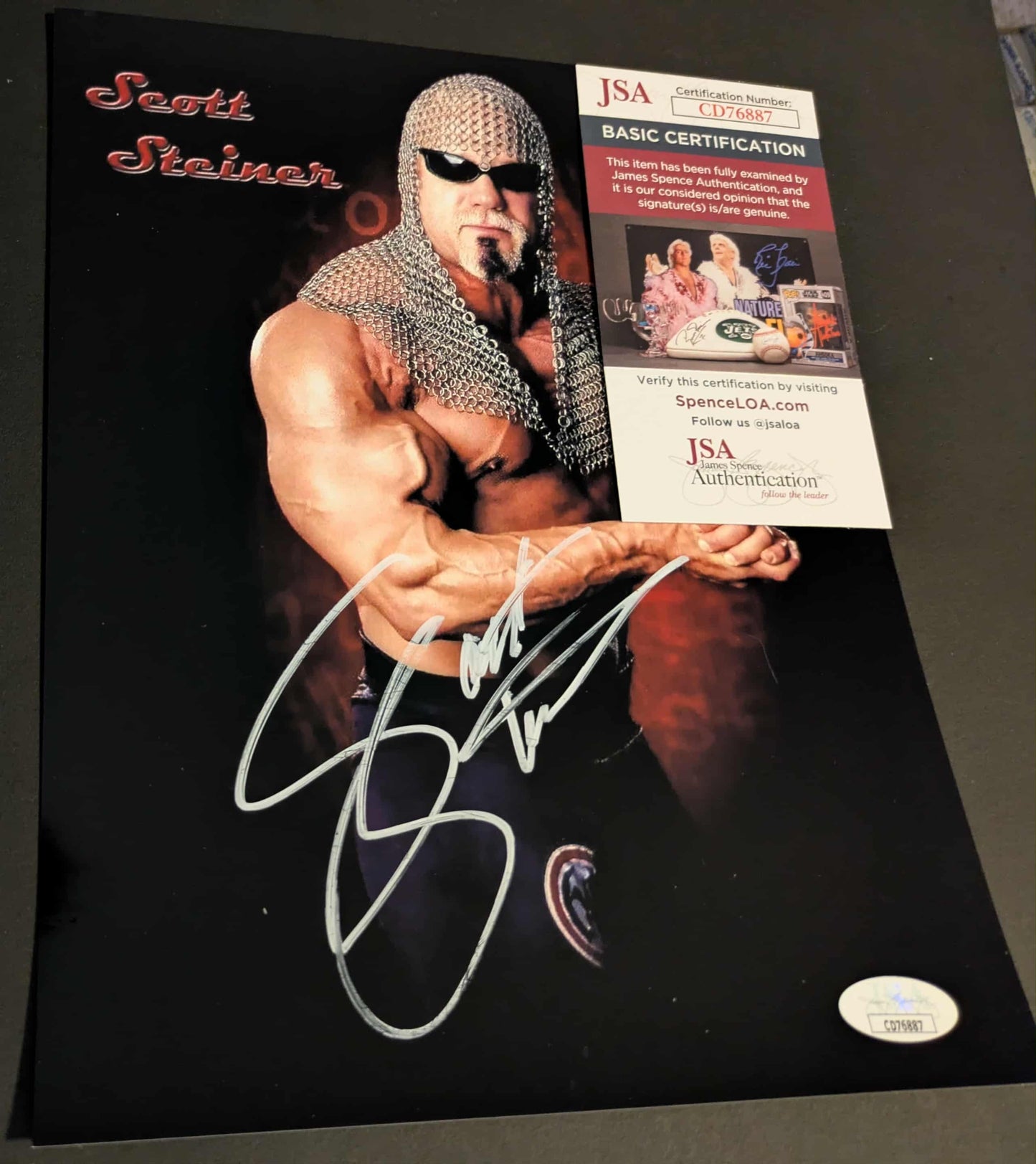 Scott Steiner Signed Photo B JSA COA