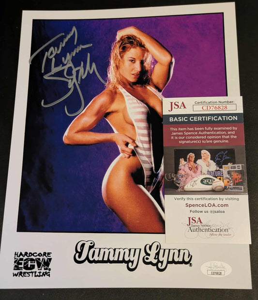 Tammy Lynn (Sunny) Signed Photo D JSA COA