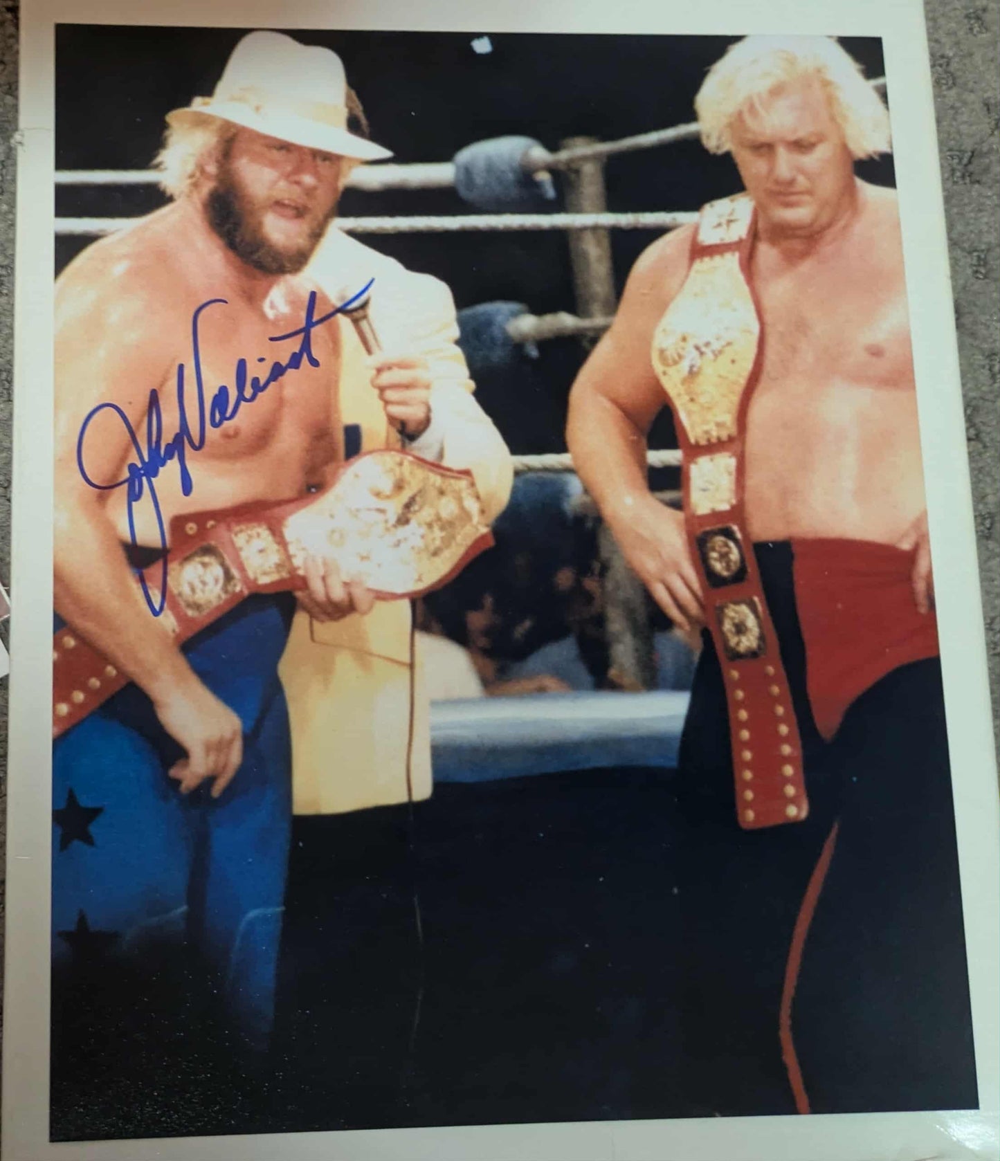 Johnny Valiant Signed Photo COA