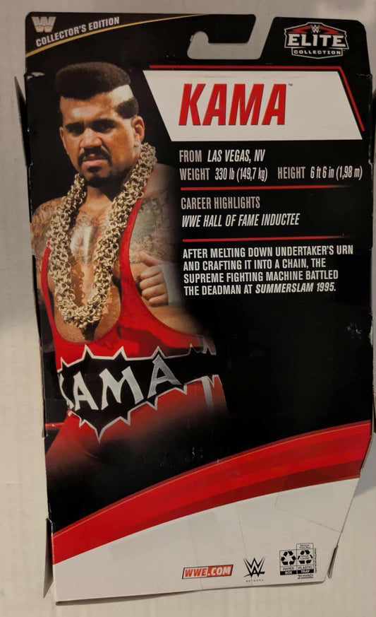 Kama Signed WWE Elite Action Figure COA