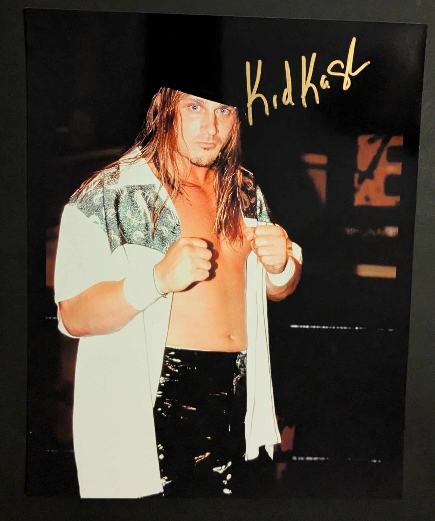 Kid Kash Pose 3 Signed Photo COA