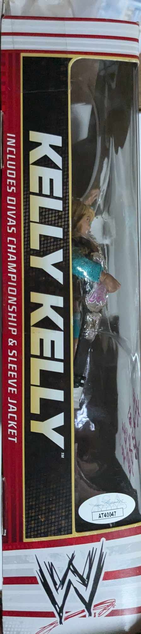 Kelly Kelly Signed WWE Elite Series 17 Figure Inscribed JSA COA