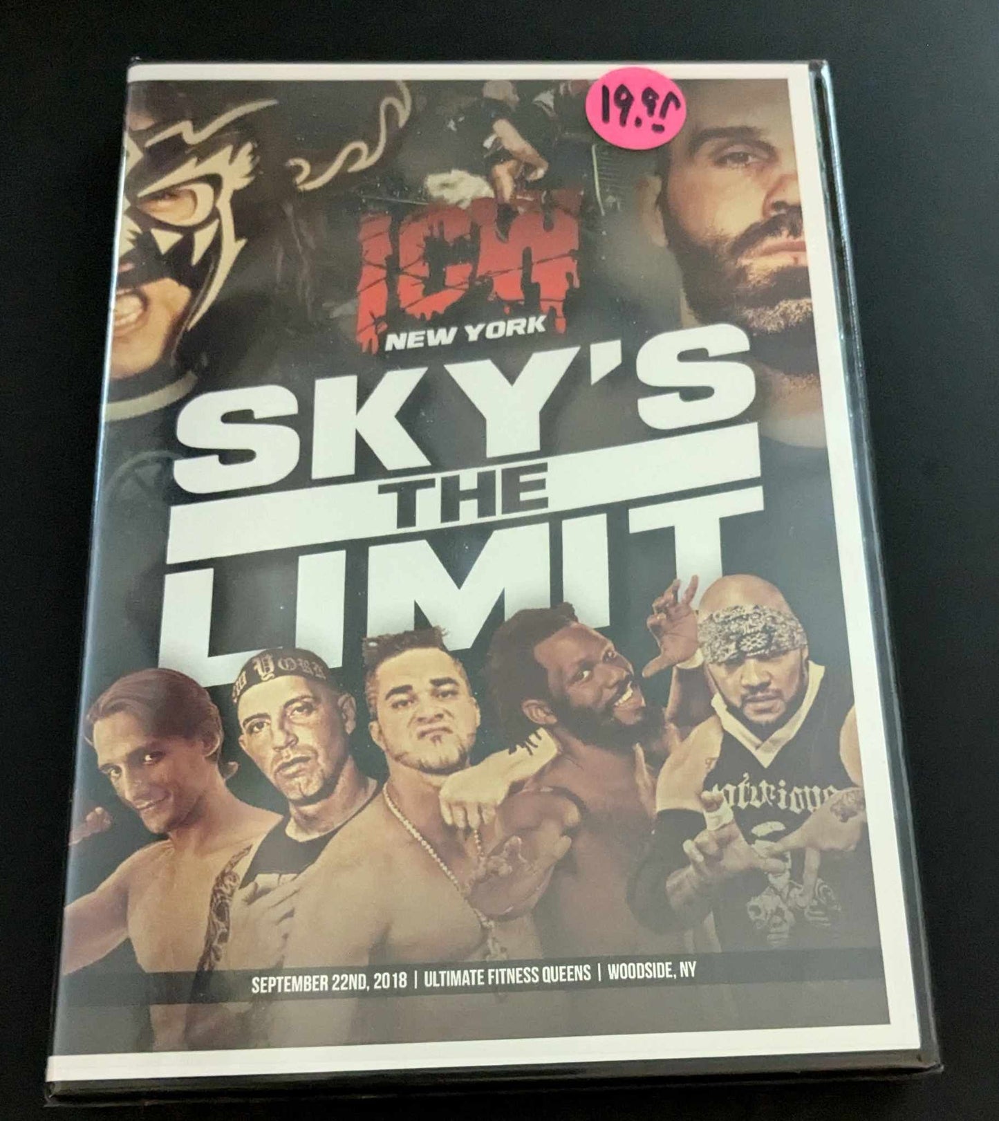 ICW Sky's The Limit 2018 DVD Sealed Nick Gage Joey Janela Psychosis (Rare)