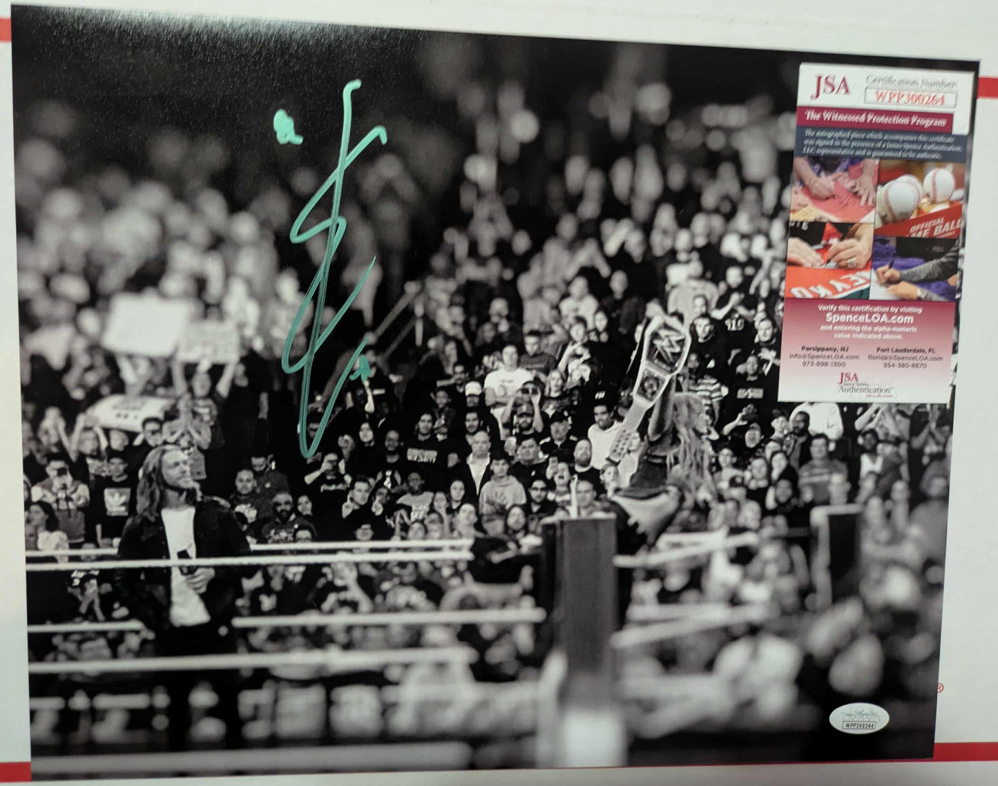 Becky Lynch Signed 11x14 Photo JSA (w/Toploader)