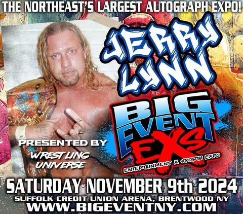 Meet & Greet with Jerry Lynn Sat Nov 9th @ The Big Event Brentwood LI