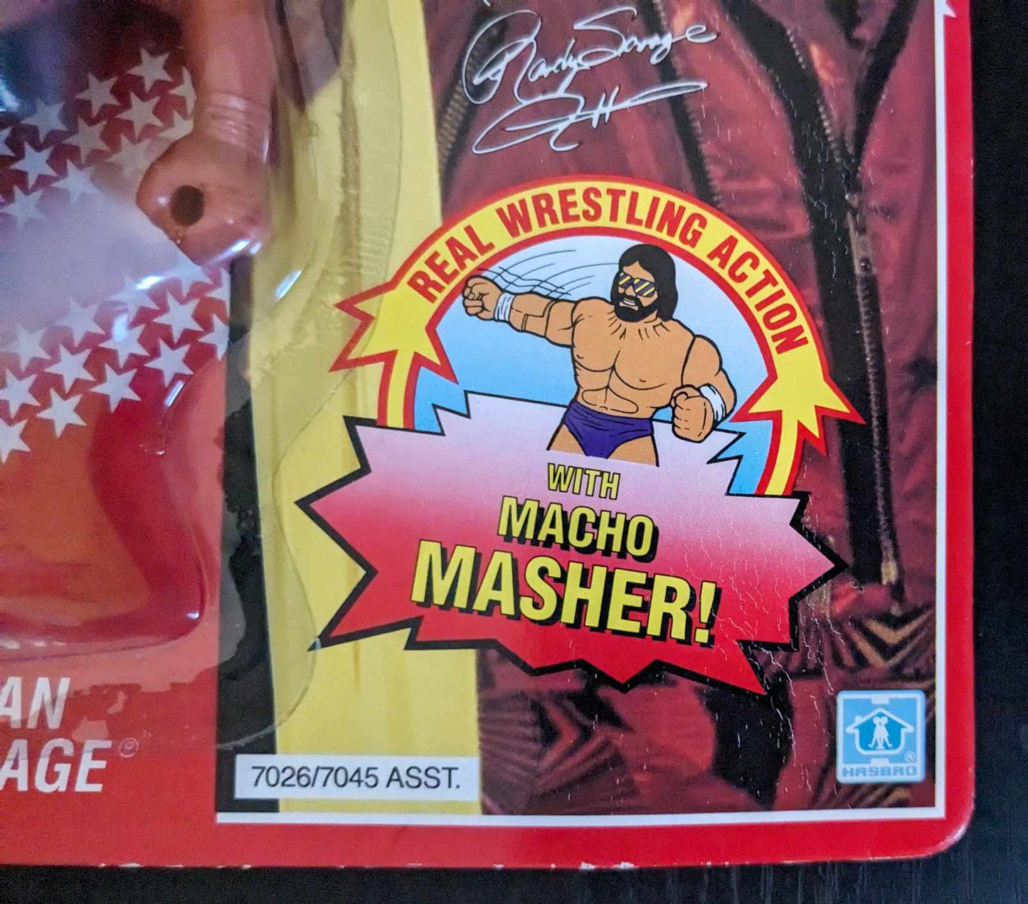 WWF Hasbro Macho Man Masher Randy Savage Figure Series 3 1991