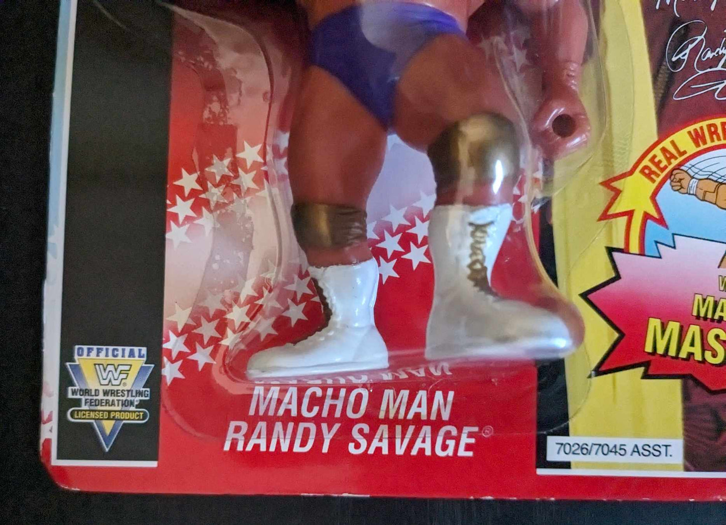 WWF Hasbro Macho Man Masher Randy Savage Figure Series 3 1991