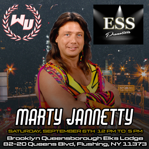Meet & Greet with MARTY JANNETTY on 9/6 at Collectibles Con from 12-5pm