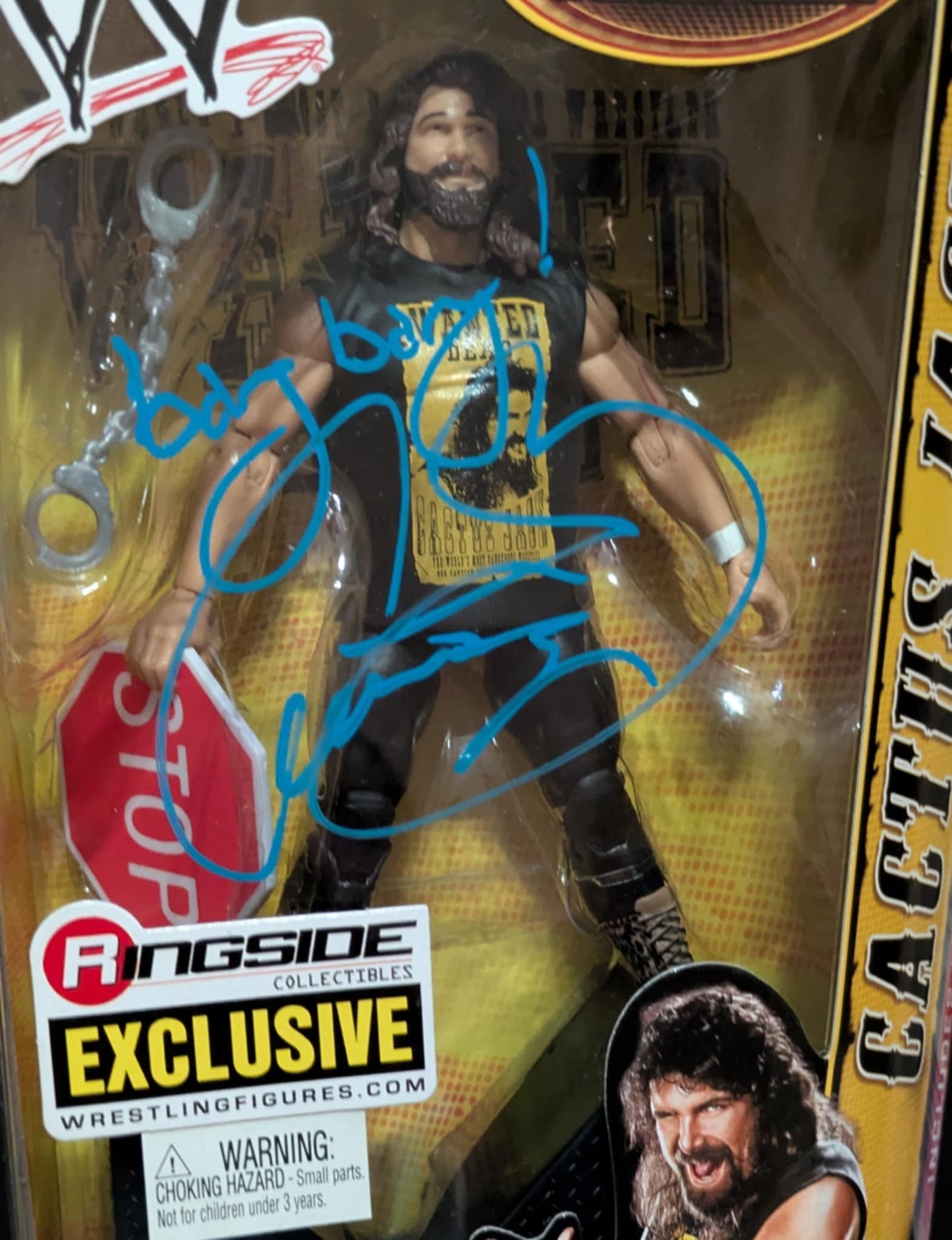 Holiday Special - Cactus Jack Signed WWE Elite Flashback Ringside Exclusive Figure Mick Foley JSA COA