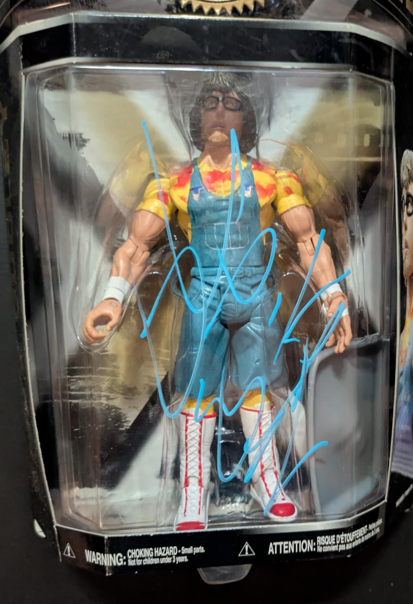 Spike Dudley Signed WWE Classic Superstars 23 Figure JSA COA RARELY SEEN!