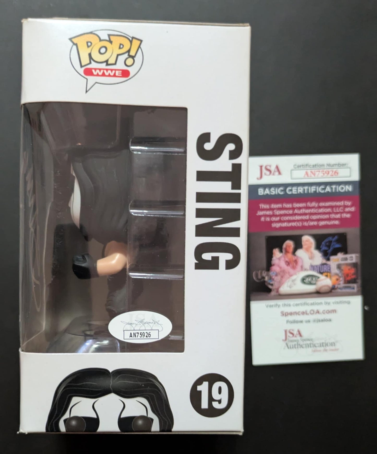 Holiday Special - Sting Signed Funko Pop 19 WWE JSA COA