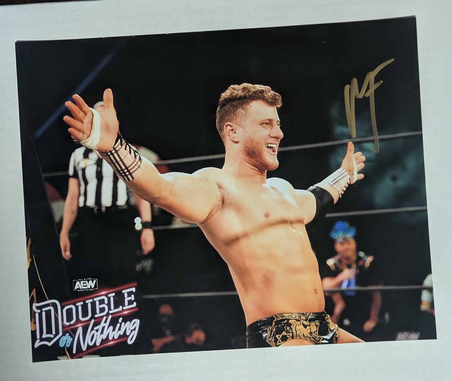 MJF Pose 3 AEW Signed Photo COA