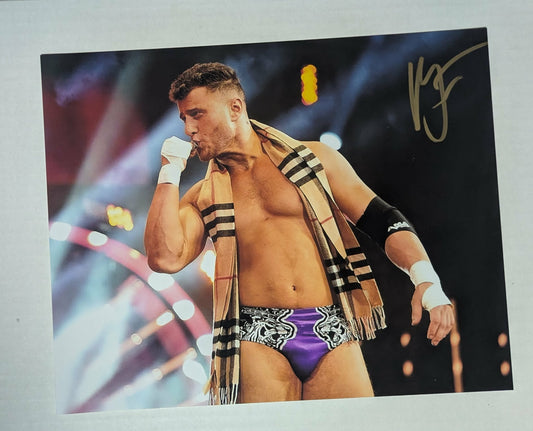 MJF Pose 1 AEW Signed Photo COA
