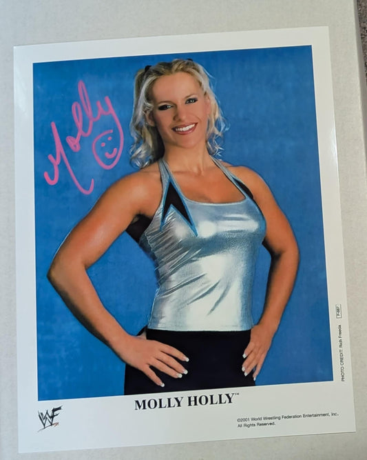 Molly Holly Pose 2 Signed Photo COA