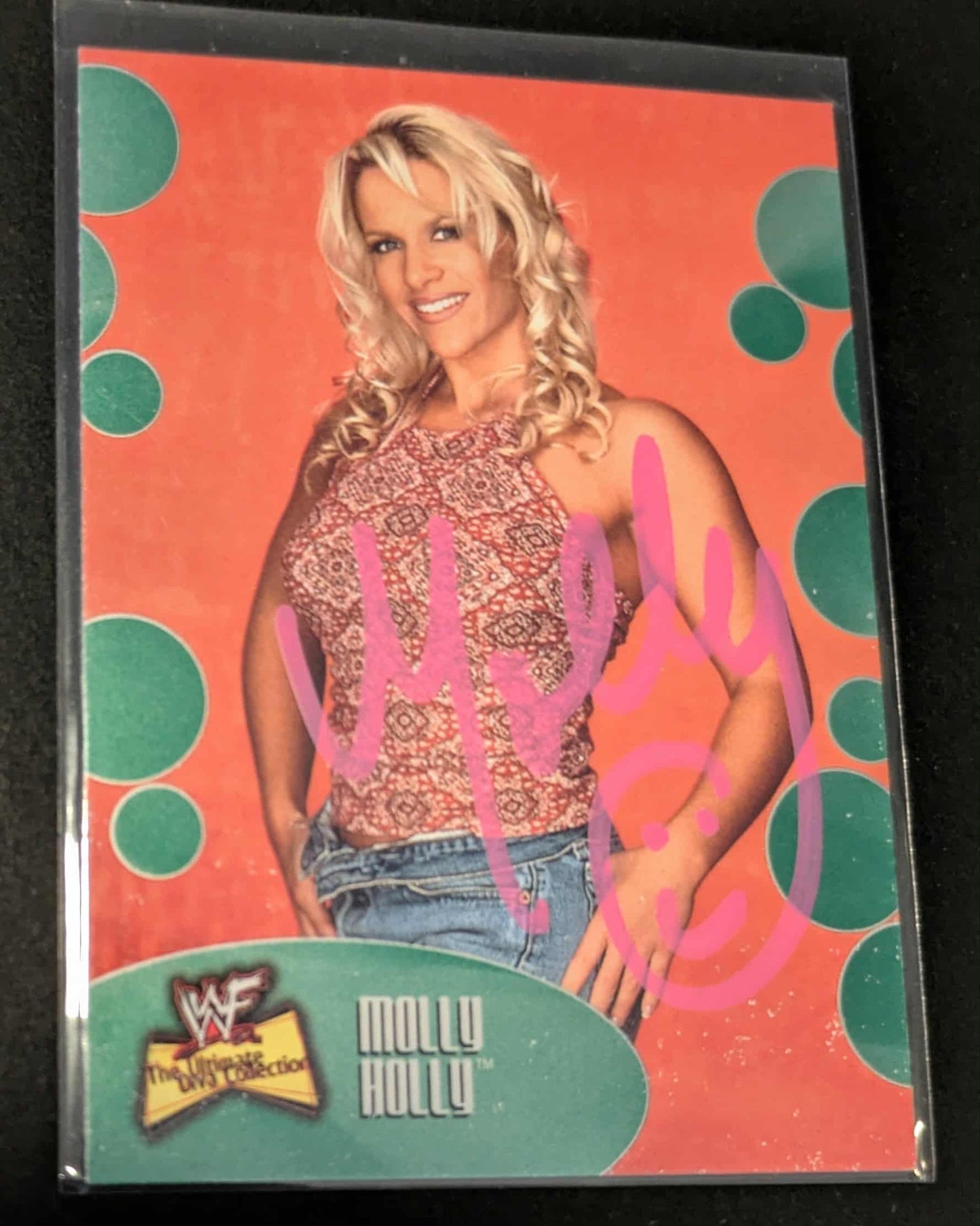 Molly Holly 2001 Fleer WWF #20 RC Signed Ultimate Divas Collection COA