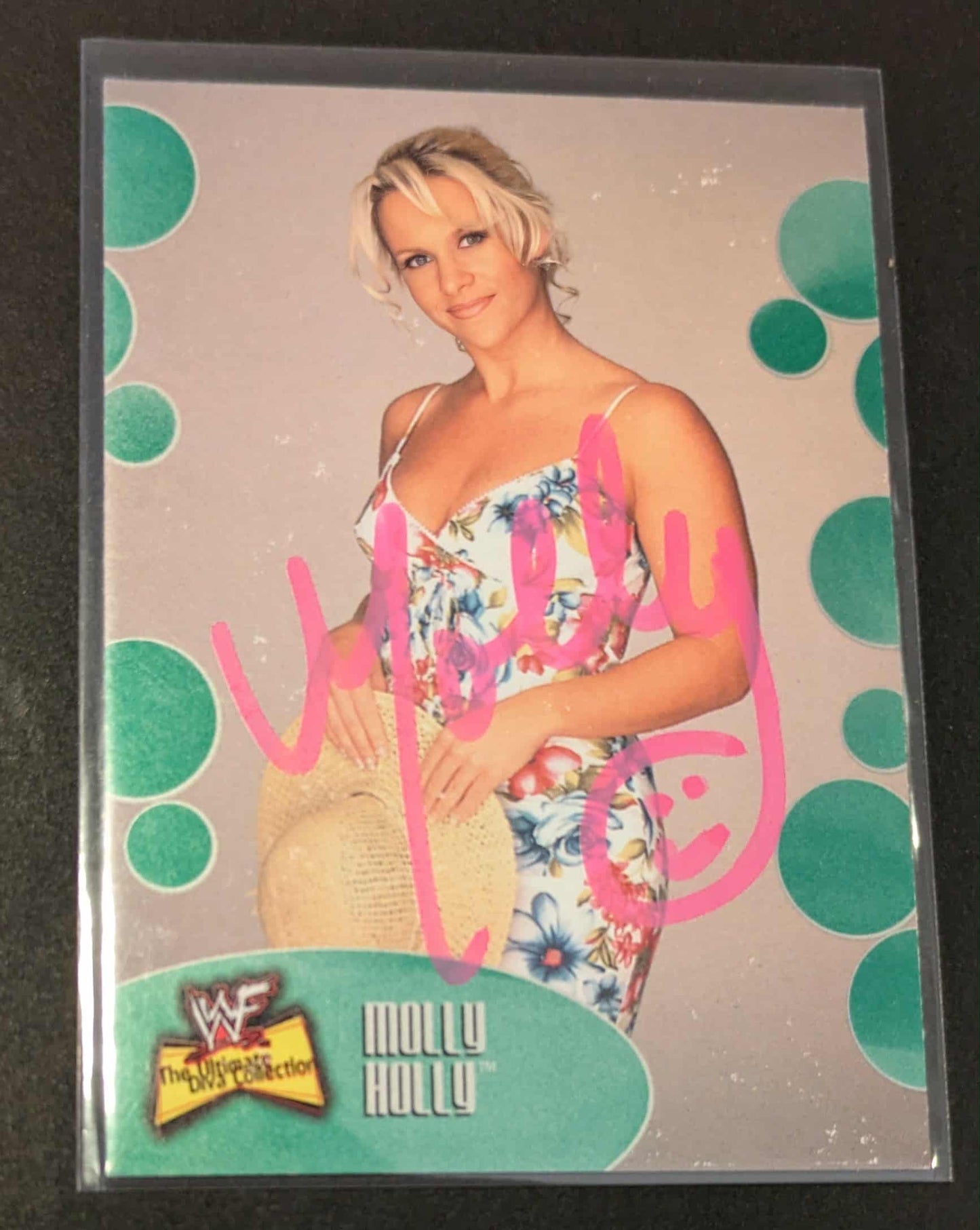 Molly Holly 2001 Fleer WWF #27 RC Signed Ultimate Divas Collection COA