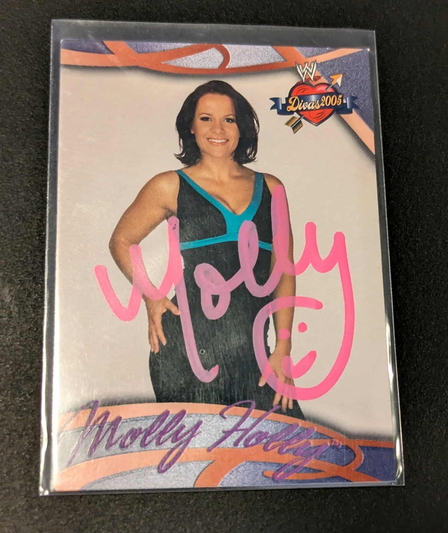 Molly Holly 2004 Fleer WWE Divas #6 Signed COA