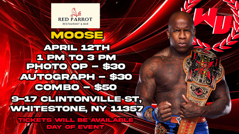 In-Store Meet & Greet with TNA Superstar MOOSE on April 12th from 1-3pm